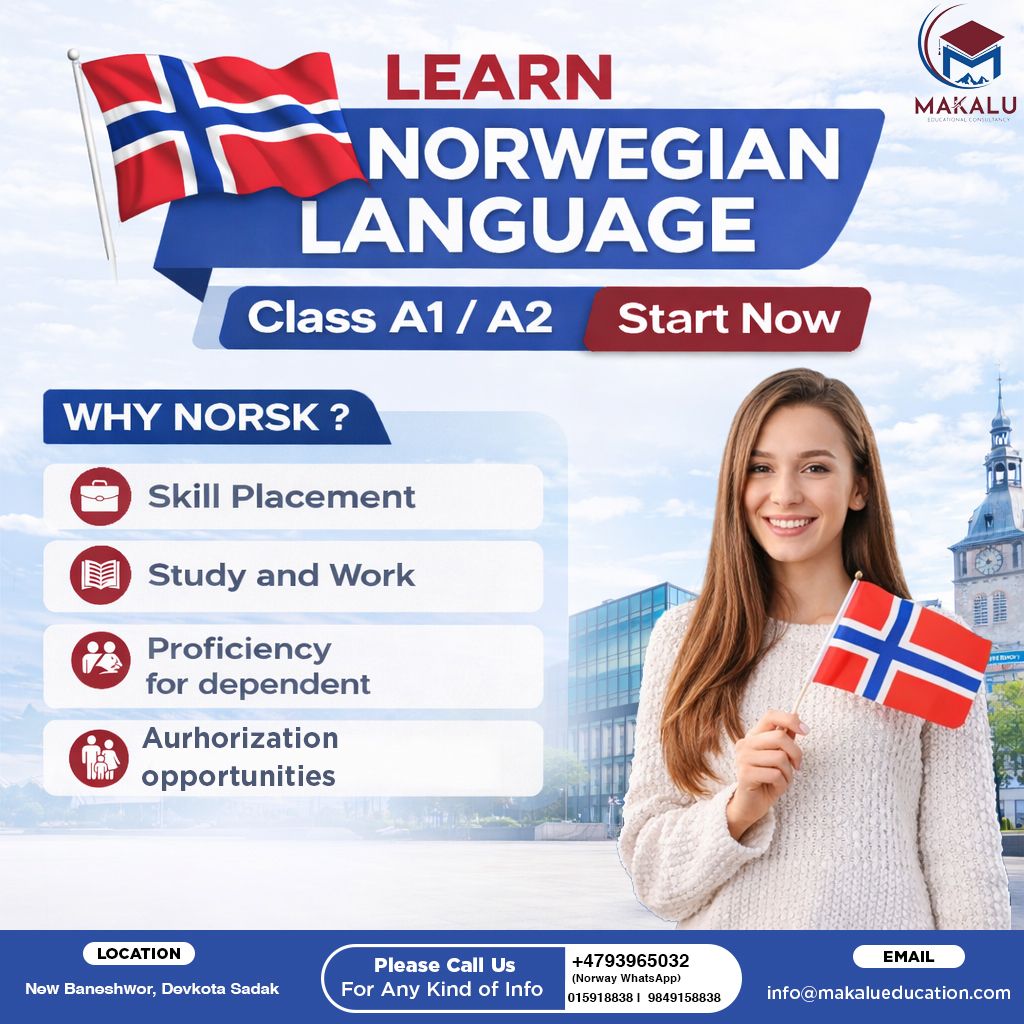 𝐒𝐭𝐮𝐝𝐲 𝐍𝐨𝐫𝐰𝐞𝐠𝐢𝐚𝐧 𝐋𝐚𝐧𝐠𝐮𝐚𝐠𝐞 – 𝐀𝟏 𝐋𝐞𝐯𝐞𝐥 🇳🇴